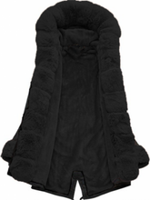 Load image into Gallery viewer, Black Fur Collar Stitching Cotton Coats