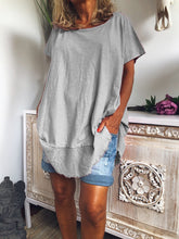 Load image into Gallery viewer, Solid Color Short Sleeve T-Shirt