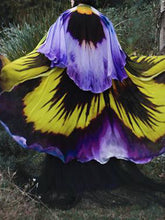 Load image into Gallery viewer, Flowing Cloak Cape With Retro Full Flower Print