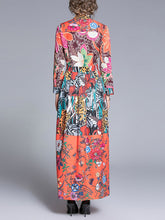 Load image into Gallery viewer, Slim and Slim Versatile Positioning Print Dress