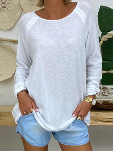 Casual Loose Round Neck T-shirts