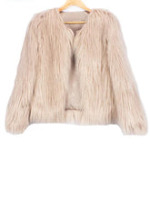 Load image into Gallery viewer, Faux Fur Square Collar Short Jacket Fashion Street Style Coat