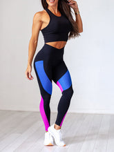 Load image into Gallery viewer, Women Sport Yoga Legging Color Block Legging