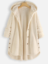 Load image into Gallery viewer, Irregular Long Sleeve Hooded Coat