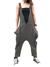 Load image into Gallery viewer, Casual Sling Harem Pants Jumpsuit With Pockets