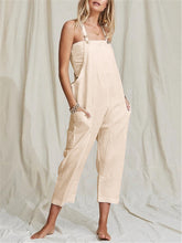 Load image into Gallery viewer, Fashion Solid Color Casual Strap Overalls