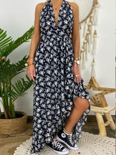 Load image into Gallery viewer, Bohemian Retro Casual Loose Floral Print Dress