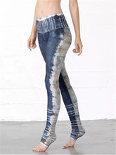 Load image into Gallery viewer, Vintage Ink Print High Rise Yoga Pants