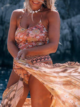 Load image into Gallery viewer, Casual Beach Floral Printed One-piece