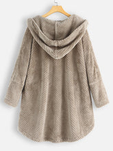 Load image into Gallery viewer, Irregular Long Sleeve Hooded Coat
