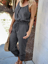 Load image into Gallery viewer, Cotton and Linen Jumpsuit