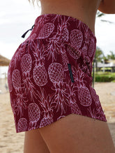 Load image into Gallery viewer, Pineapple Print Yoga Yoga Shorts