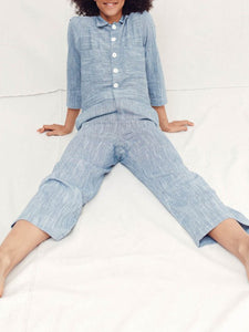 Fashion Casual Long Sleeve Buttoned Pocket Jumpsuit