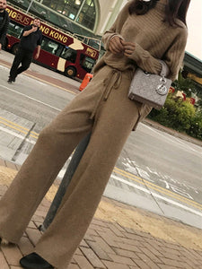 Casual loose long sleeve suit