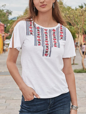 Printed Loose Short Sleeve T-Shirt