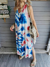 Load image into Gallery viewer, Tie-Dye Colorful Loose Casual Beach Casual Dress