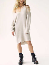 Load image into Gallery viewer, V-Neck Knit Dress