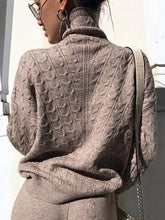 Load image into Gallery viewer, Pullover Knitted Long Sleeve Suit