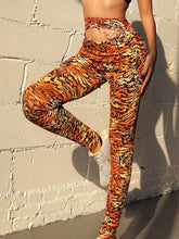 Load image into Gallery viewer, Women Leopard Print High Waist Skinny Yoga Leggings