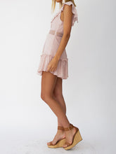 Load image into Gallery viewer, V-neck Lace Halter Dress