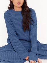 Load image into Gallery viewer, Knitted Loose Two-piece Suit