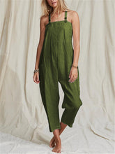 Load image into Gallery viewer, Fashion Solid Color Casual Strap Overalls