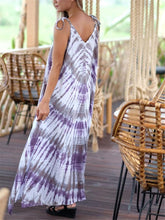 Load image into Gallery viewer, Bohemian casual loose soft comfortable tie-dye dress