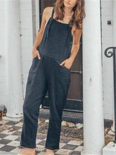 Load image into Gallery viewer, Casual Solid Color Loose Jumpsuit