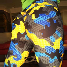 Load image into Gallery viewer, Sexy Camouflage Hip Fitness Yoga Pants