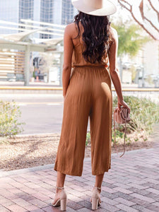 Cotton and Linen Jumpsuit