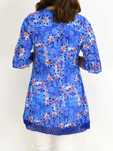 Load image into Gallery viewer, Crew Neck Mid-Length Sleeves Printed Shirt